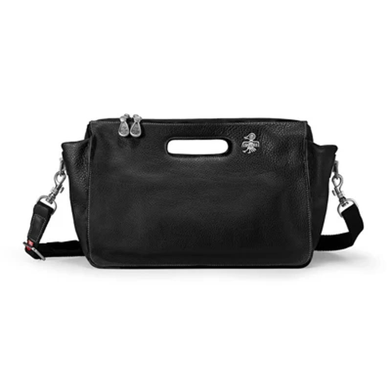 Chic Women's Soft Cow Leather Tote Bag - Spacious Crossbody Handbag with Zipper Closure for Everyday Elegance
