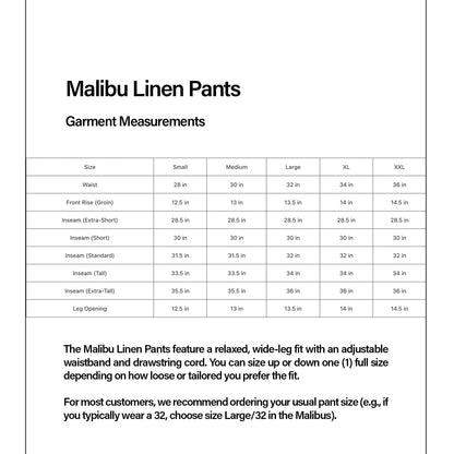 Malibu Linen Pants