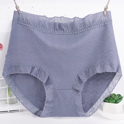 Underwear Women Cotton High Waist Ropa Mujer Sexy Lingerie plus Size Lenceria Sensual Mujer Lace Panties Briefs Bragas Y Tangas
