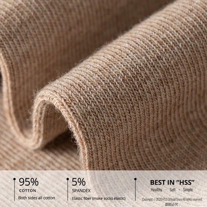 5/10 Pairs 95% Combed Cotton Socks Men Business Dress Long Socks Soft Breathable Spring Summer Colorful Sock for Man 5Pairs/Lot