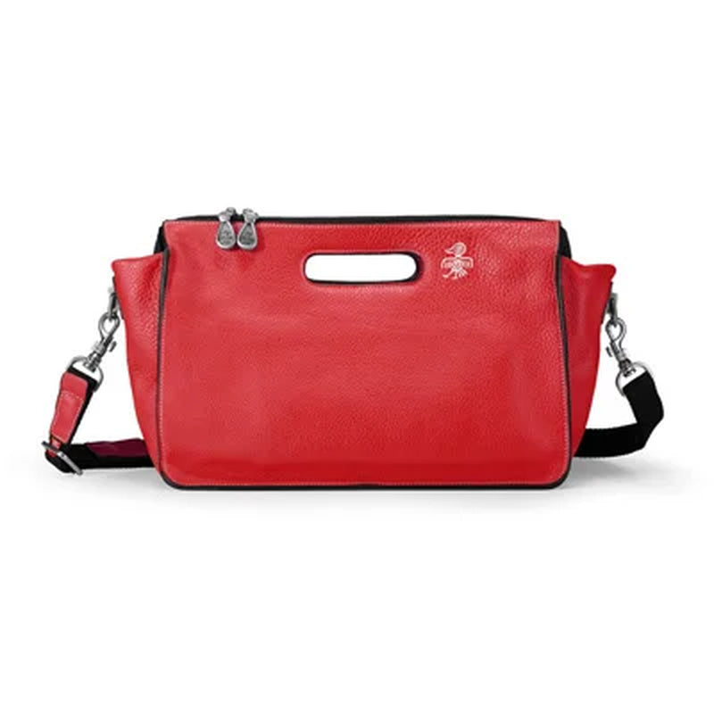 Chic Women's Soft Cow Leather Tote Bag - Spacious Crossbody Handbag with Zipper Closure for Everyday Elegance