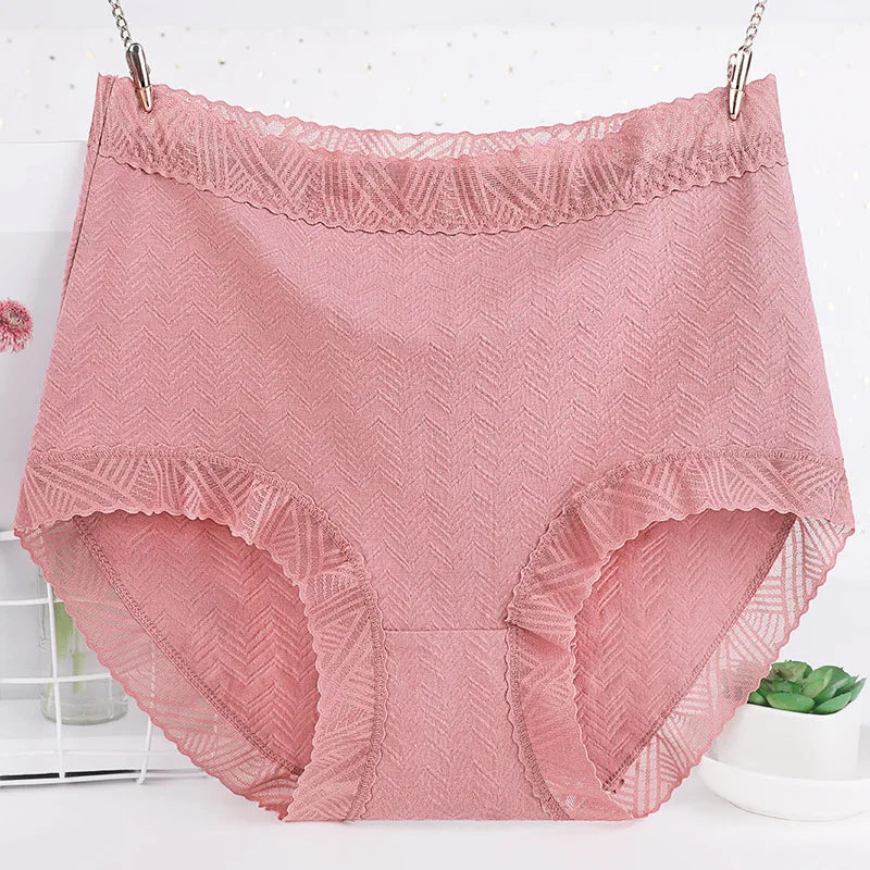 Underwear Women Cotton High Waist Ropa Mujer Sexy Lingerie plus Size Lenceria Sensual Mujer Lace Panties Briefs Bragas Y Tangas
