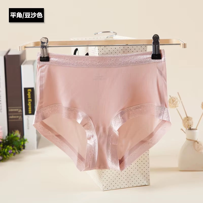Silk Briefs Silk Underwear Women'S Panties for Women Underwear Push up Sexy Lingerieseamless Panties Female