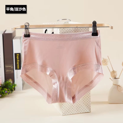 Silk Briefs Silk Underwear Women'S Panties for Women Underwear Push up Sexy Lingerieseamless Panties Female