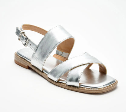 Vince Camuto Leather Backstrap Sandals - Naima