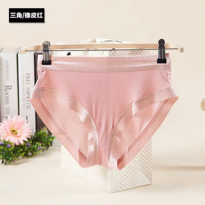 Silk Briefs Silk Underwear Women'S Panties for Women Underwear Push up Sexy Lingerieseamless Panties Female