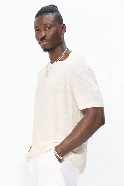 The Linen T-Shirt Oversized