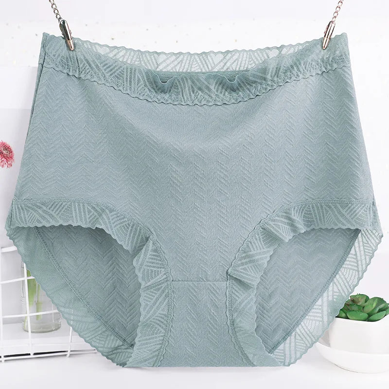 Underwear Women Cotton High Waist Ropa Mujer Sexy Lingerie plus Size Lenceria Sensual Mujer Lace Panties Briefs Bragas Y Tangas