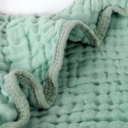 1Pc 100% Cotton Baby Hooded Bath Towel Gauze Soft Newborn Baby Swaddle Blankets Infant Wrap Receiving Blanket Toddler Bathrobe