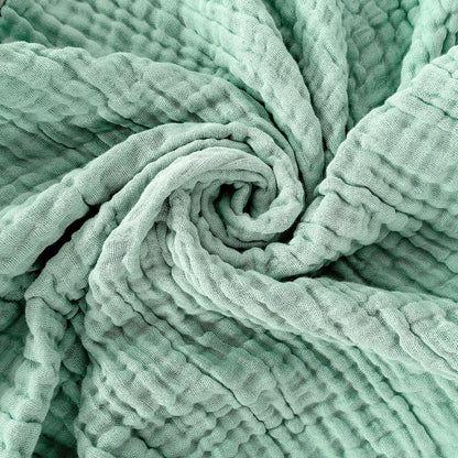 1Pc 100% Cotton Baby Hooded Bath Towel Gauze Soft Newborn Baby Swaddle Blankets Infant Wrap Receiving Blanket Toddler Bathrobe