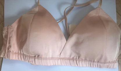 Brand Real Mulberry Silk Bra for Women Wireless Seamless Brassiere Padded Sexy Lingerie Ladies Underwear Push up Soft Healthy
