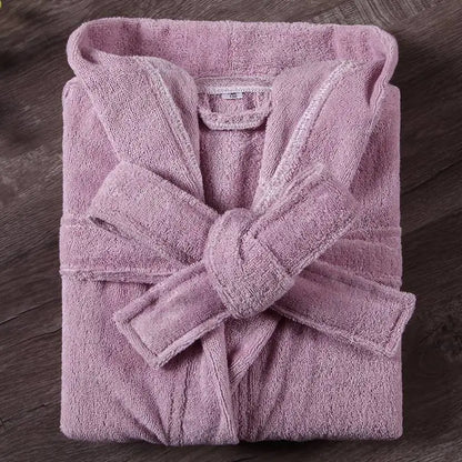 100% Cotton Toweling Terry Robe Kids Cartoon Robe Boy&Girls Hooded Robe Winter Warm Bathrobe Soft Sleeprobe Kids Casual Homewear