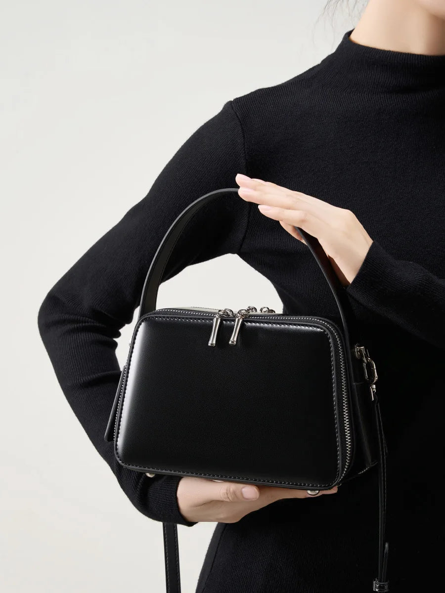 YANATARI Underarm Cowhide Genuine Leather Handbags Women Vintage Shoulder Bag Female Crossbody Bags Luxury High Quality 2026