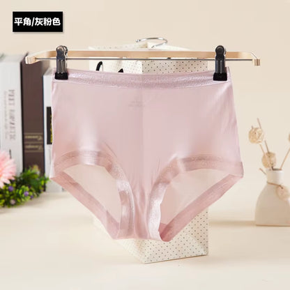 Silk Briefs Silk Underwear Women'S Panties for Women Underwear Push up Sexy Lingerieseamless Panties Female